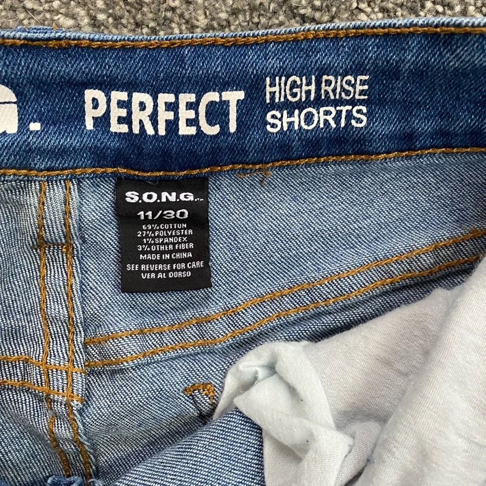 High Rise Jean Shorts - Picture 8 of 11